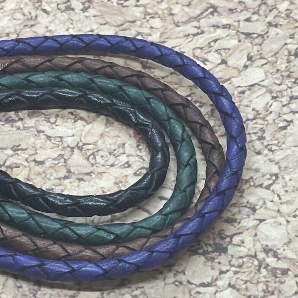 - Gothic Skull Rose Witch Leather Bolo Tie Lariat Necklace Wedding Purple Xmas - Picture 11 of 16